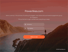 Tablet Screenshot of powerlikes.com